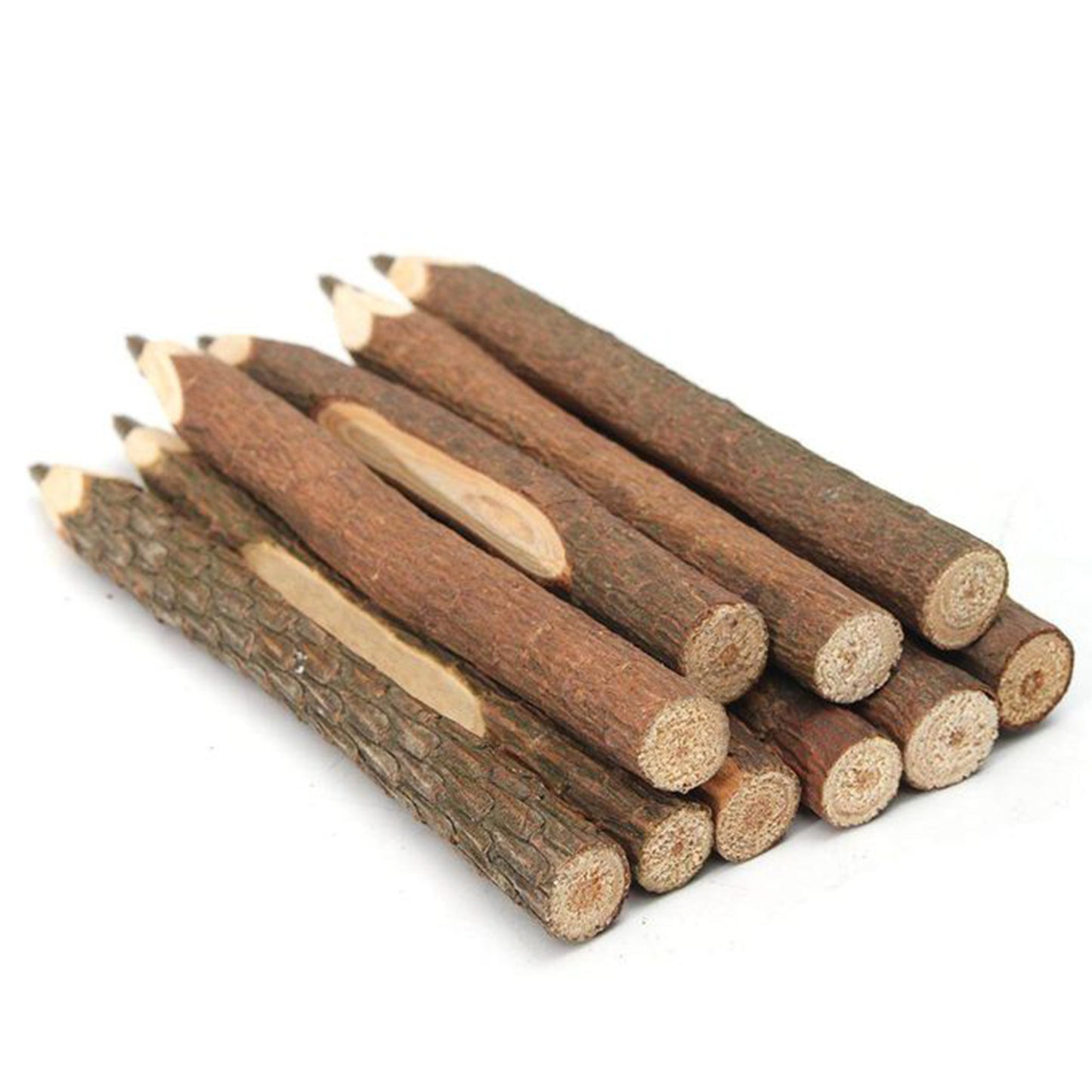 Natural Wood Twig Pen -Pack of 10