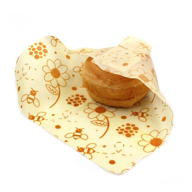 Reusable Beeswax Food Wraps - Pack of 3 (S/M/L) - Ecoday