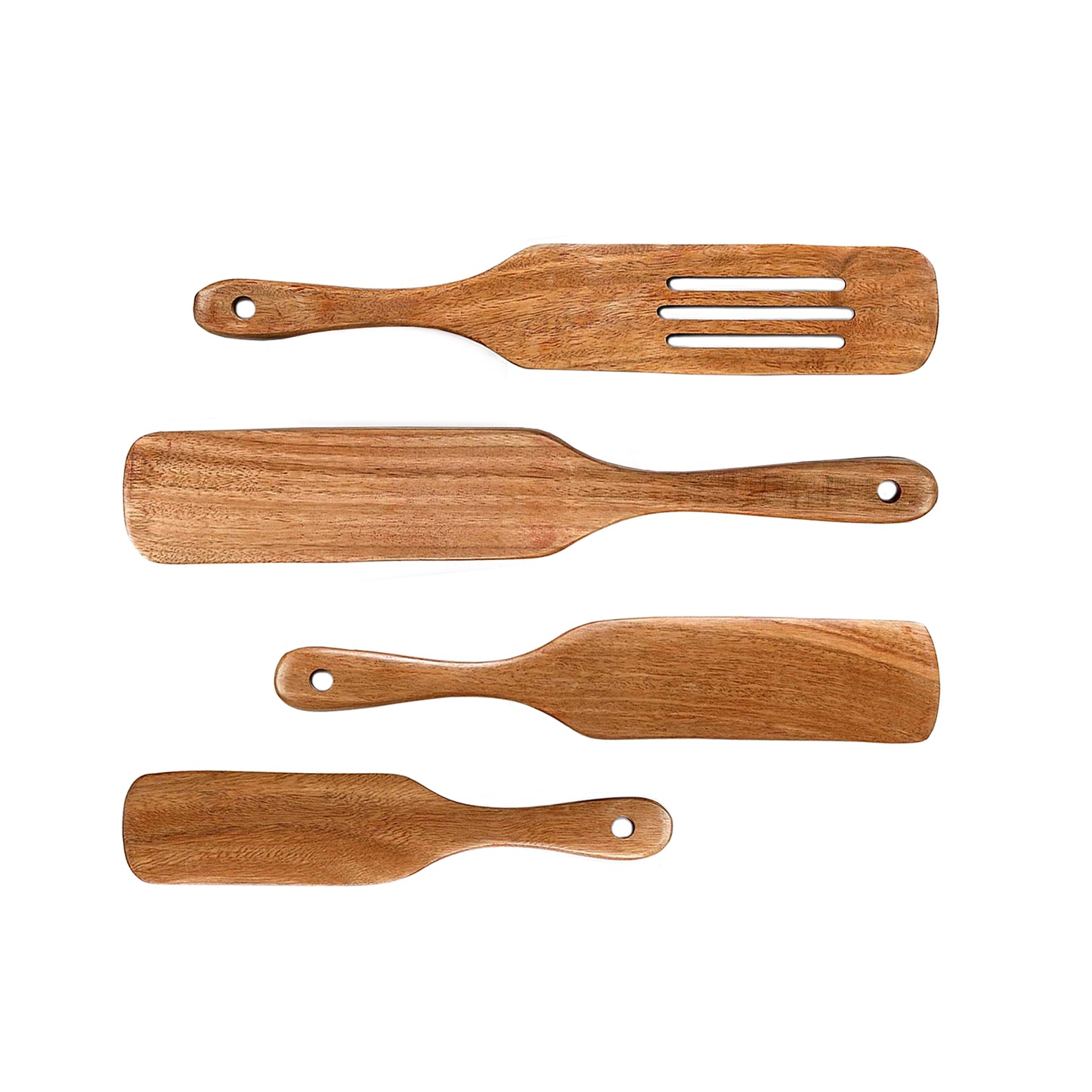 Teak Wood Spurtle Set