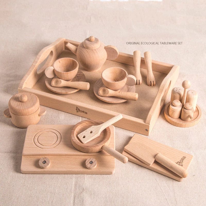 Educational Wooden Kitchen Toy