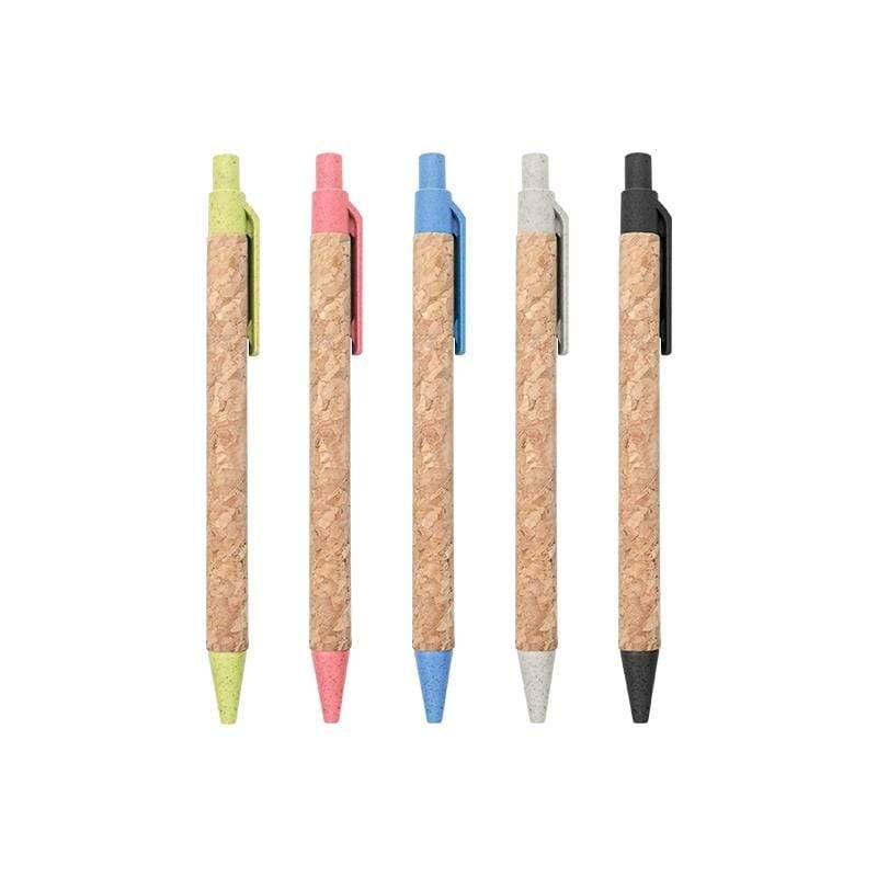 Recycled Cork Barrel Pen - Pack of 12 - Ecoday