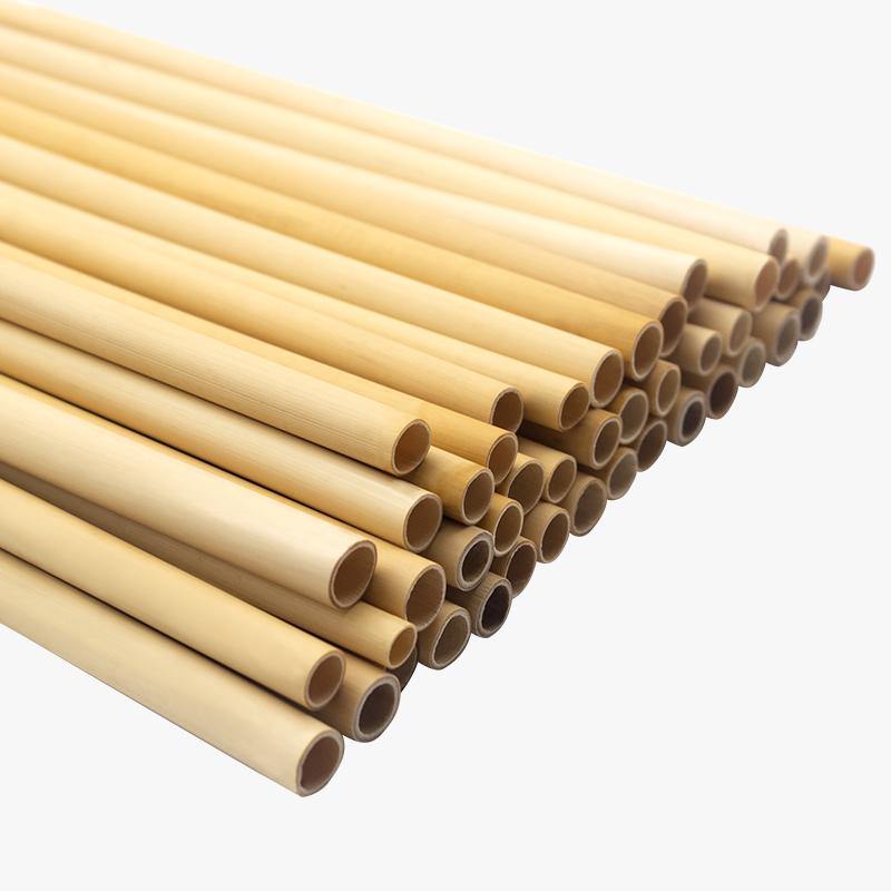 Natural Reed Straws - Pack of 50 - Ecoday