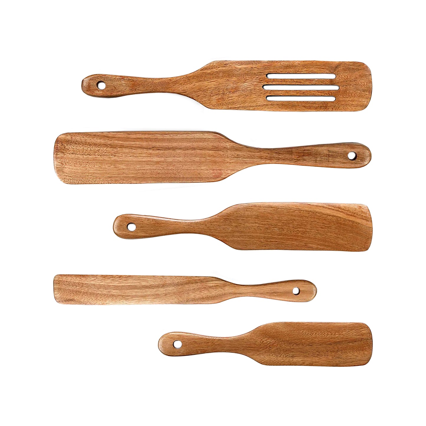 Teak Wood Spurtle Set