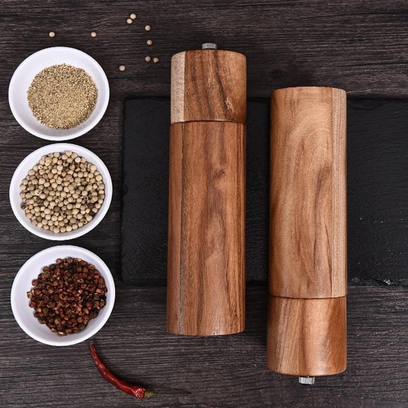 Acacia Wood Salt & Pepper Mill