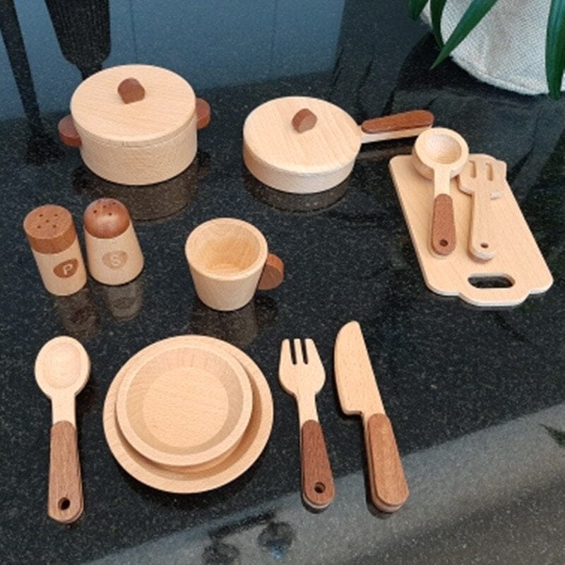 Educational Wooden Kitchen Toy