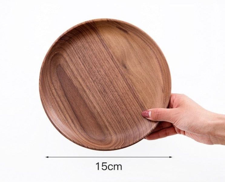 Walnut Wood Plates